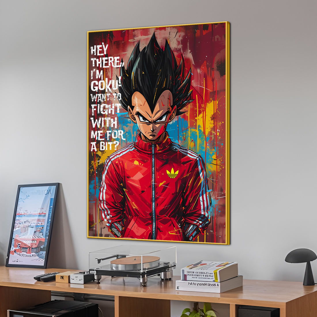 Prince Vegeta IV of Fallen Saiyan Cotton Canvas Wall Painting