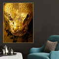 Be Danger Be Expensive Luxurious Snake Cotton Canvas Wall Painting