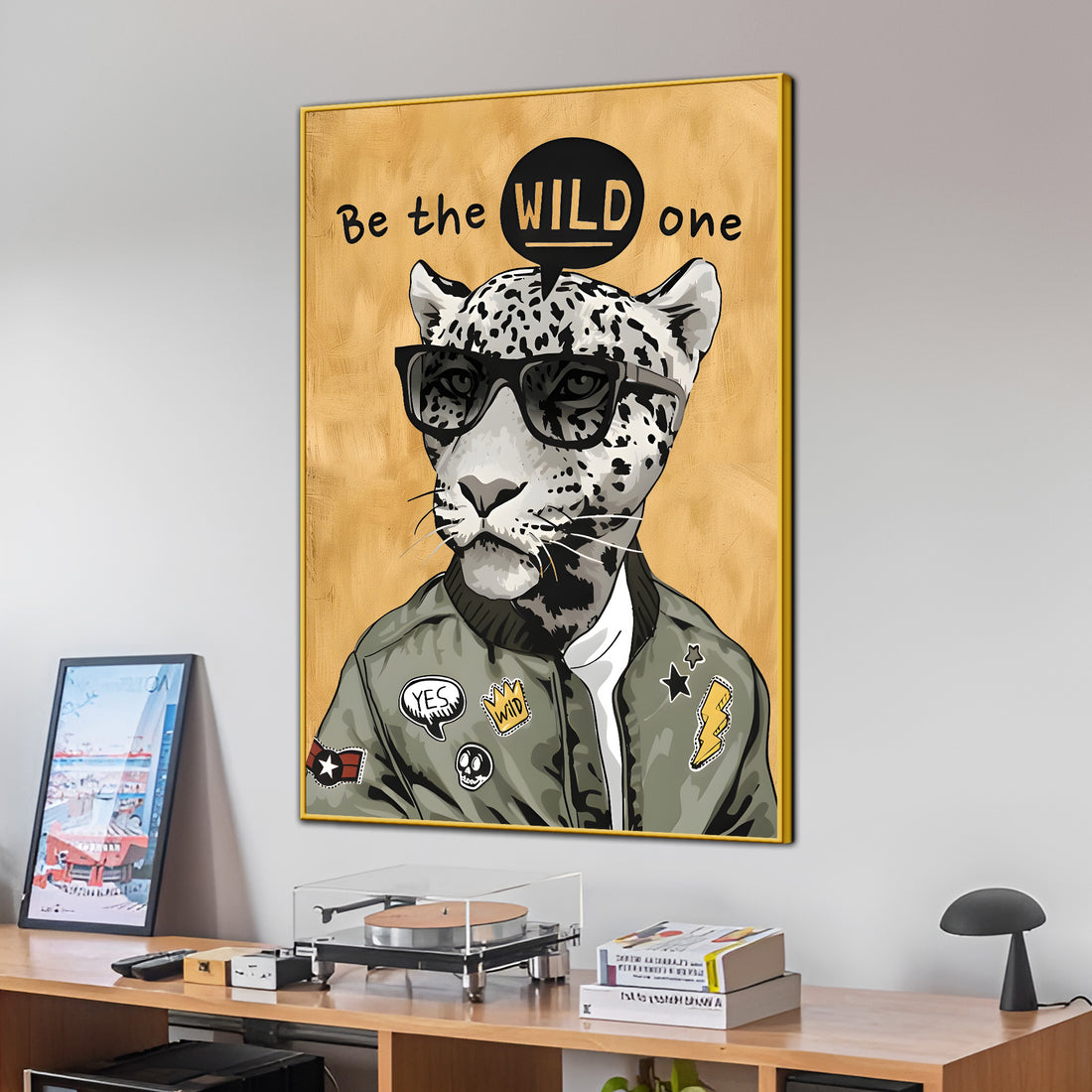 Be Sophisticated Wild Urban Style Cotton Canvas Wall Painting