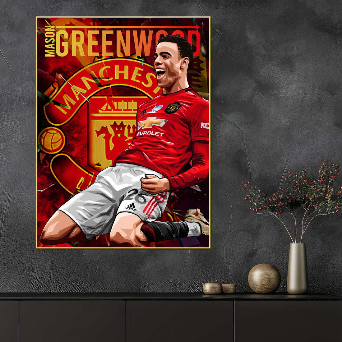 Be The Prince of Your City Mason Greenwood Cotton Canvas Wall Painting
