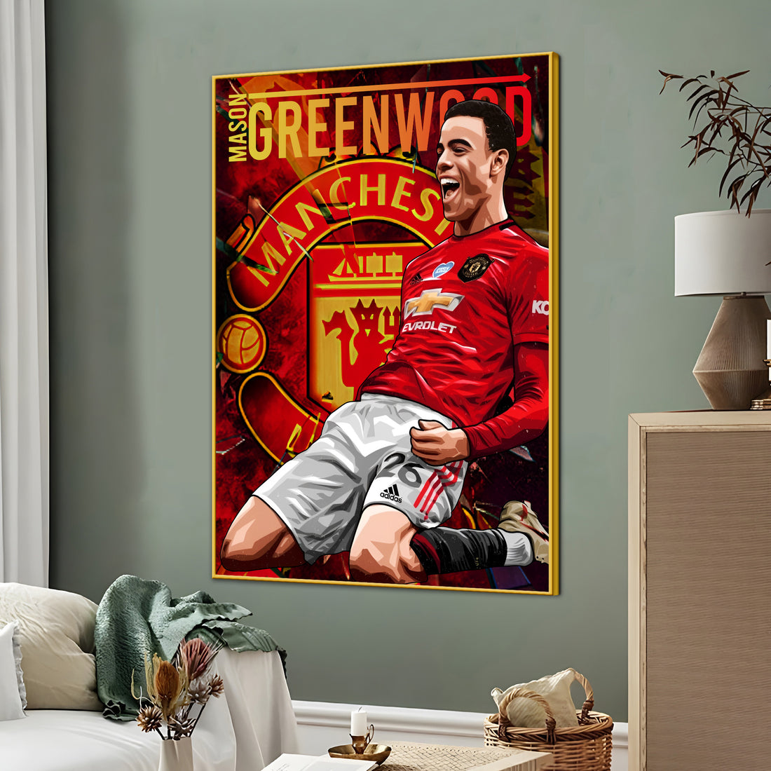 Be The Prince of Your City Mason Greenwood Cotton Canvas Wall Painting