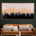 Celestial Symphony Hand Painted Wall Painting with Floating Frame