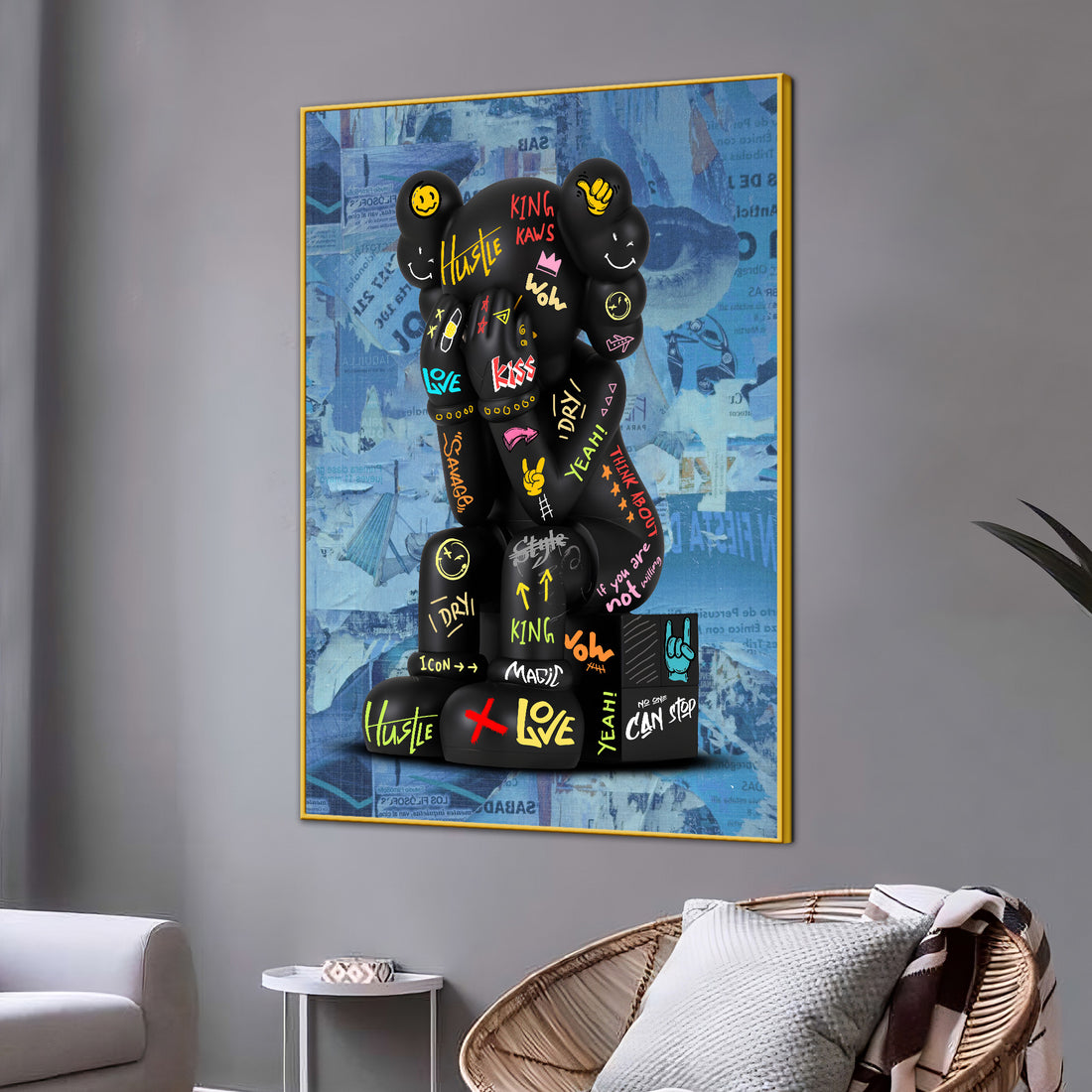 Don'T Be Shy Harry Urban Pop Style Cotton Canvas Wall Painting