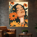 Freedom Of Beauty Pop Art Cotton Canvas Wall Painting
