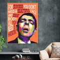 God Of Laughter Mr. Bean Cotton Canvas Wall Painting
