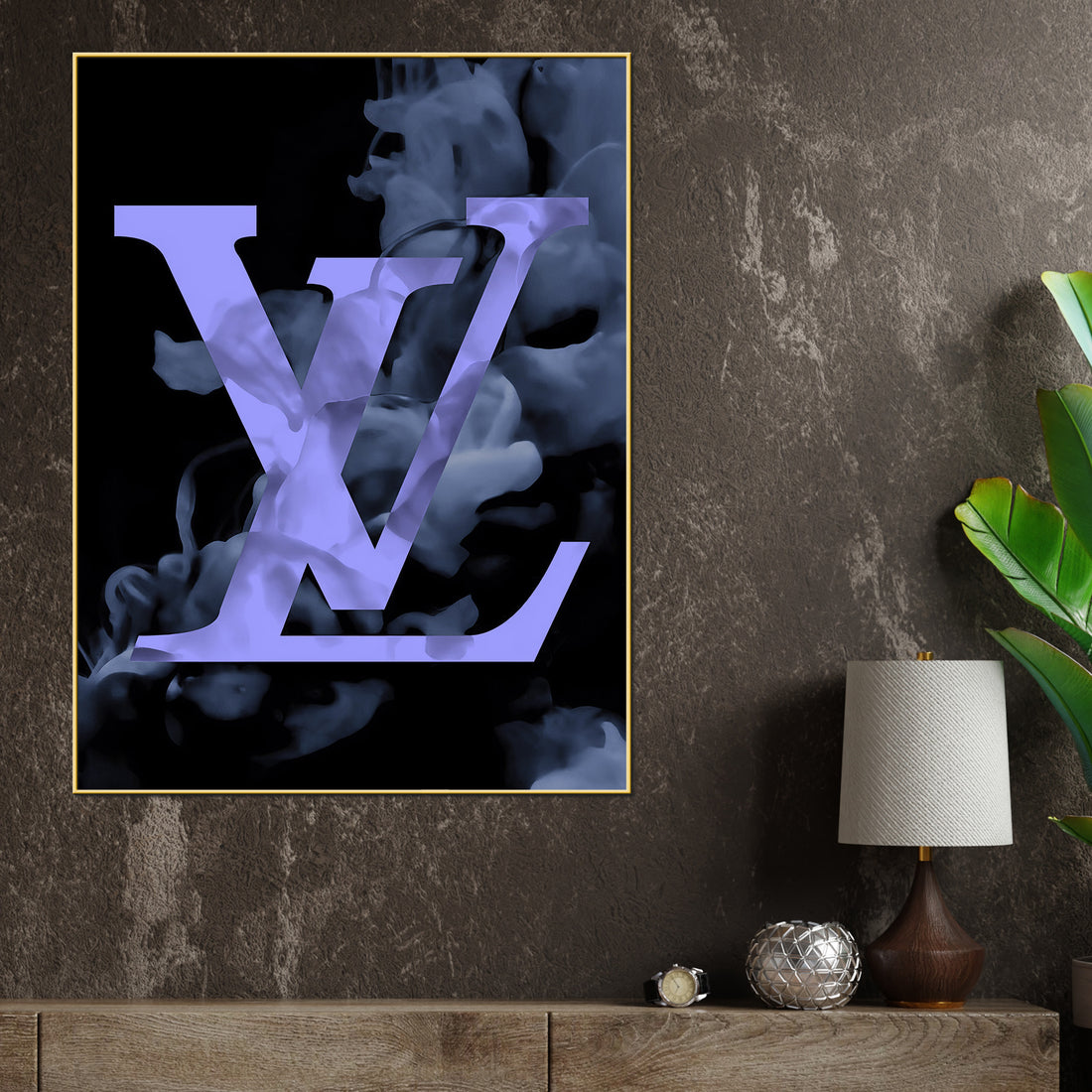 Indulgence Luxe Of Louis Vuitton Cotton Canvas Wall Painting