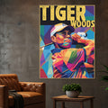 Legend Tiger Wood Cotton Canvas Wall Painting