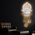 Mystic Woodland Crystal Glass Backlit LED Painting