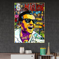 Panny Saved Is Panny Earned Pop Art Cotton Canvas Wall Painting