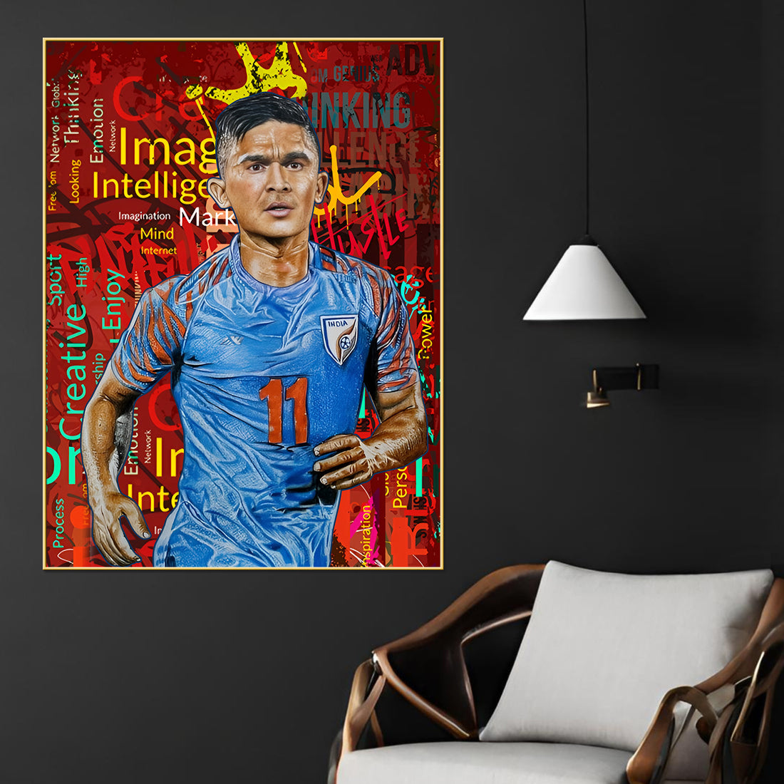 Prince Without Crown Captain Sunil Chettry Cotton Canvas Wall Painting