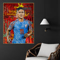 Prince Without Crown Captain Sunil Chettry Cotton Canvas Wall Painting