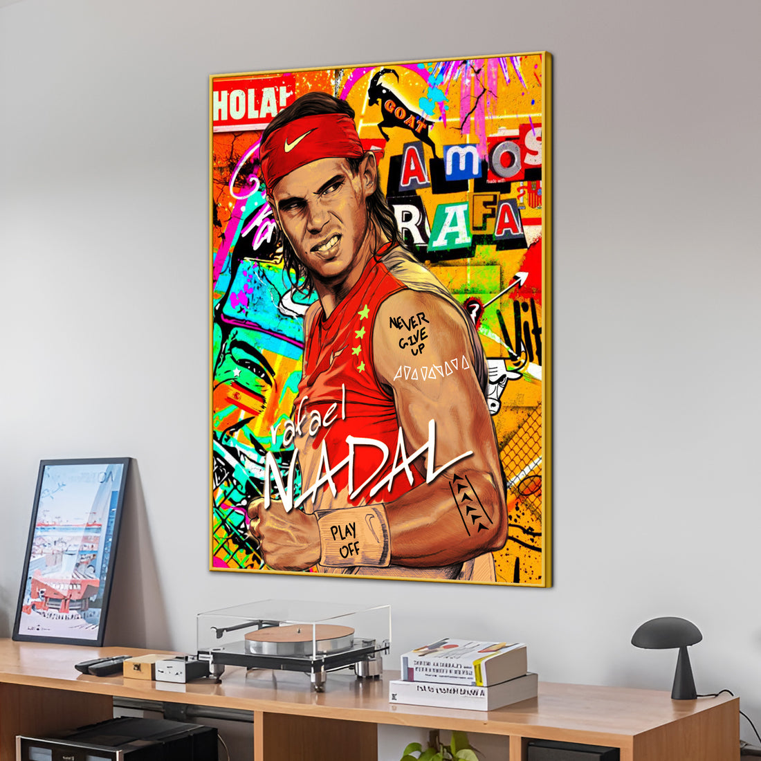 Rafael Nandal World's No.1 Pop Art Cotton Canvas Wall Painting
