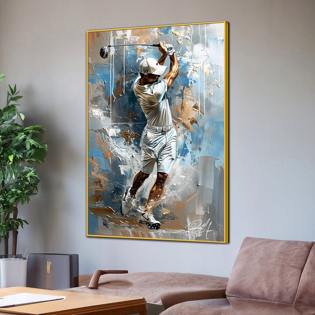 Scheffler Of 100 Weeks Abstract Cotton Canvas Wall Painting