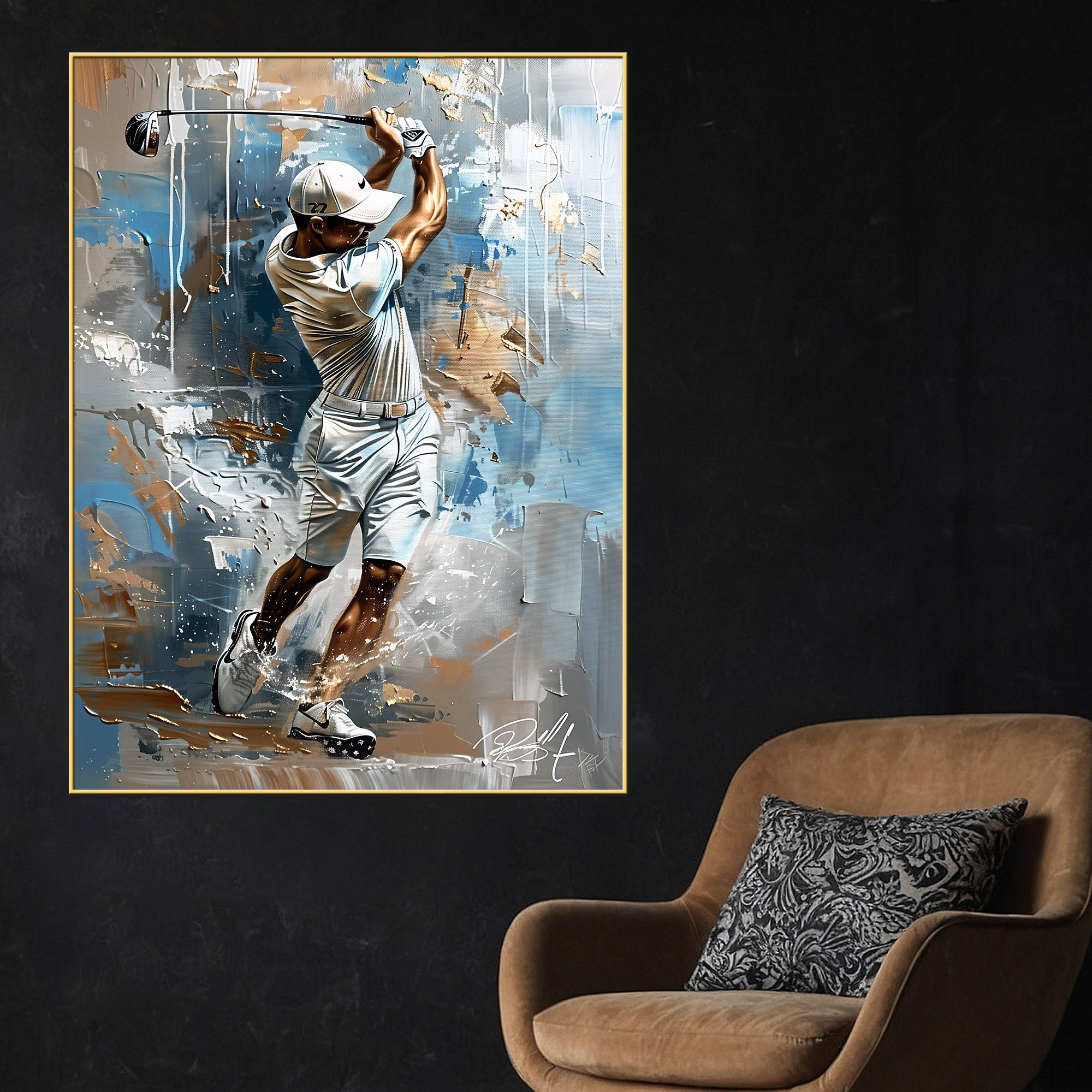 Scheffler Of 100 Weeks Abstract Cotton Canvas Wall Painting