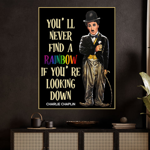 See The Inner Sky In You Chaplin Cotton Canvas Wall Painting