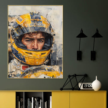 Speed Legend Magic Senna Last Drive Cotton Canvas Wall Painting