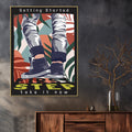 Step Take It Now Or Leave It Forever Cotton Canvas Wall Painting