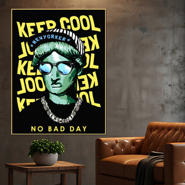 The Boy From The Street Of Nyc Pop Art Cotton Canvas Wall Painting
